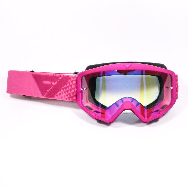 Flow Vision Youth Section™ Motocross Goggle: Purple/Pink