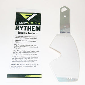 Flow Vision® Rythem/Section™ Motocross Goggle: Tear-Off Laminates