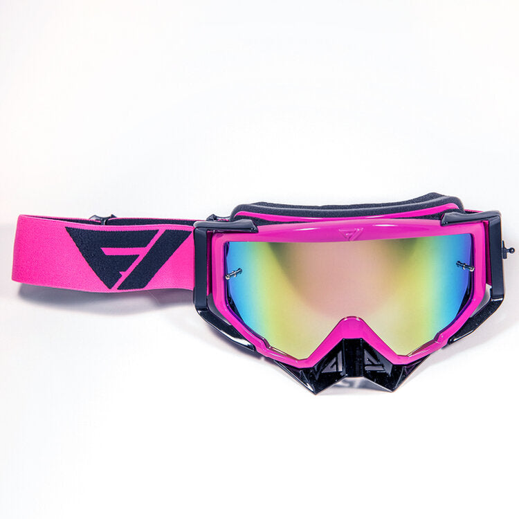 Flow Vision Rythem™ Motocross Goggle: Pink/Black