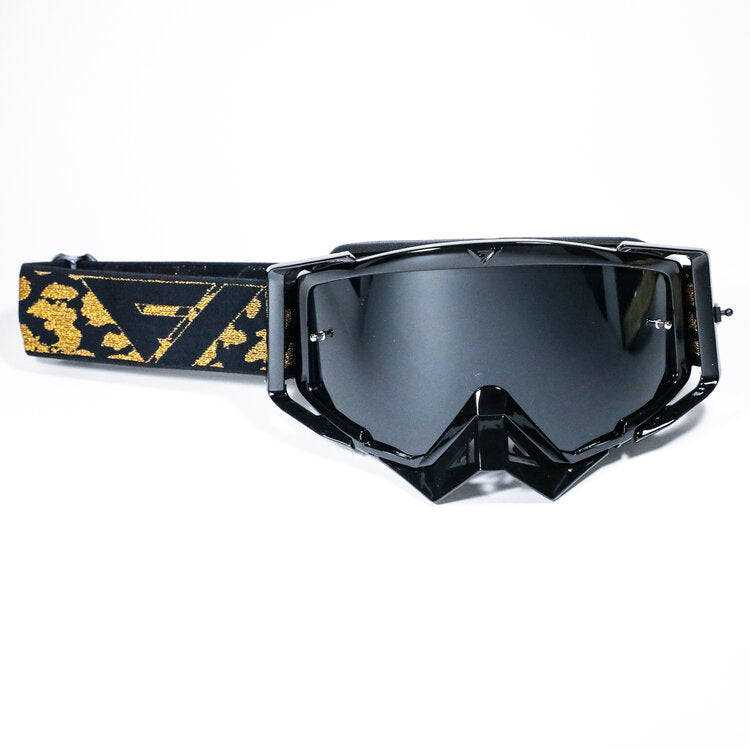 Flow Vision Rythem™ Motocross Goggle: Crude (Black Gold)