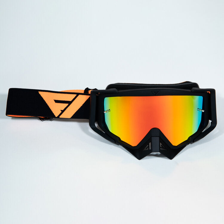 Flow Vision Rythem™ Motocross Goggle: Black/Orange