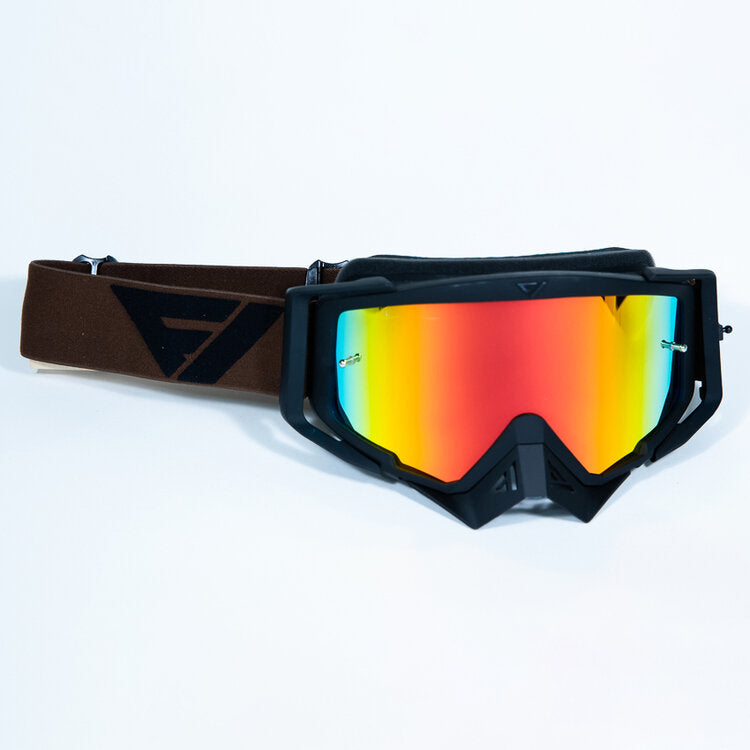 Flow Vision Rythem™ Motocross Goggle: Brown/Black