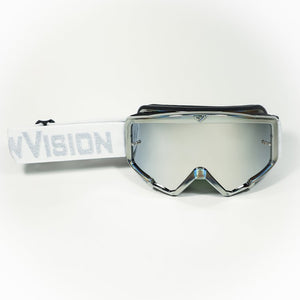 Flow Vision Youth Section™ Motocross Goggle: Platinum