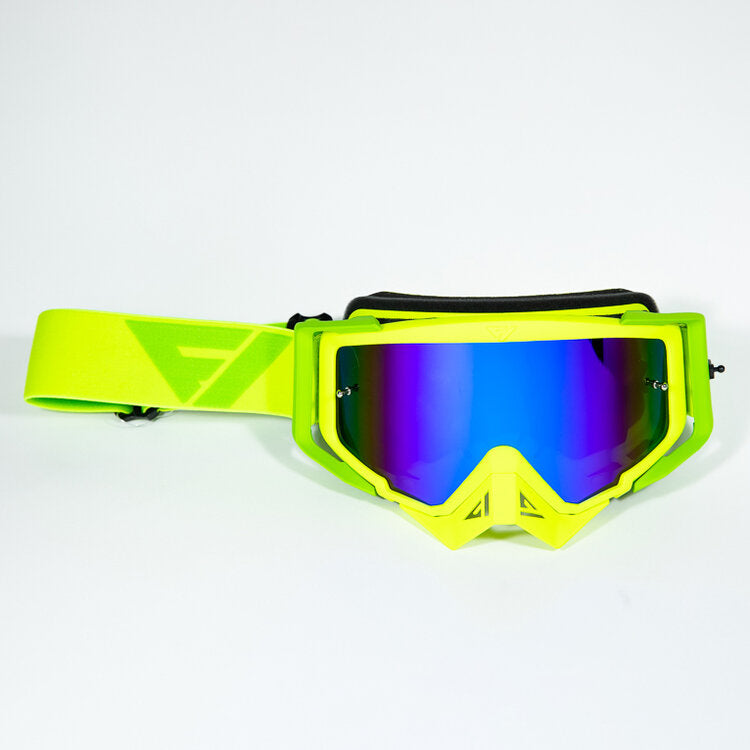 Flow Vision Rythem™ Motocross Goggle: Flo/Acid