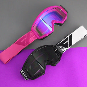 Flow Vision Youth Section™ Motocross Goggle: Purple/Pink