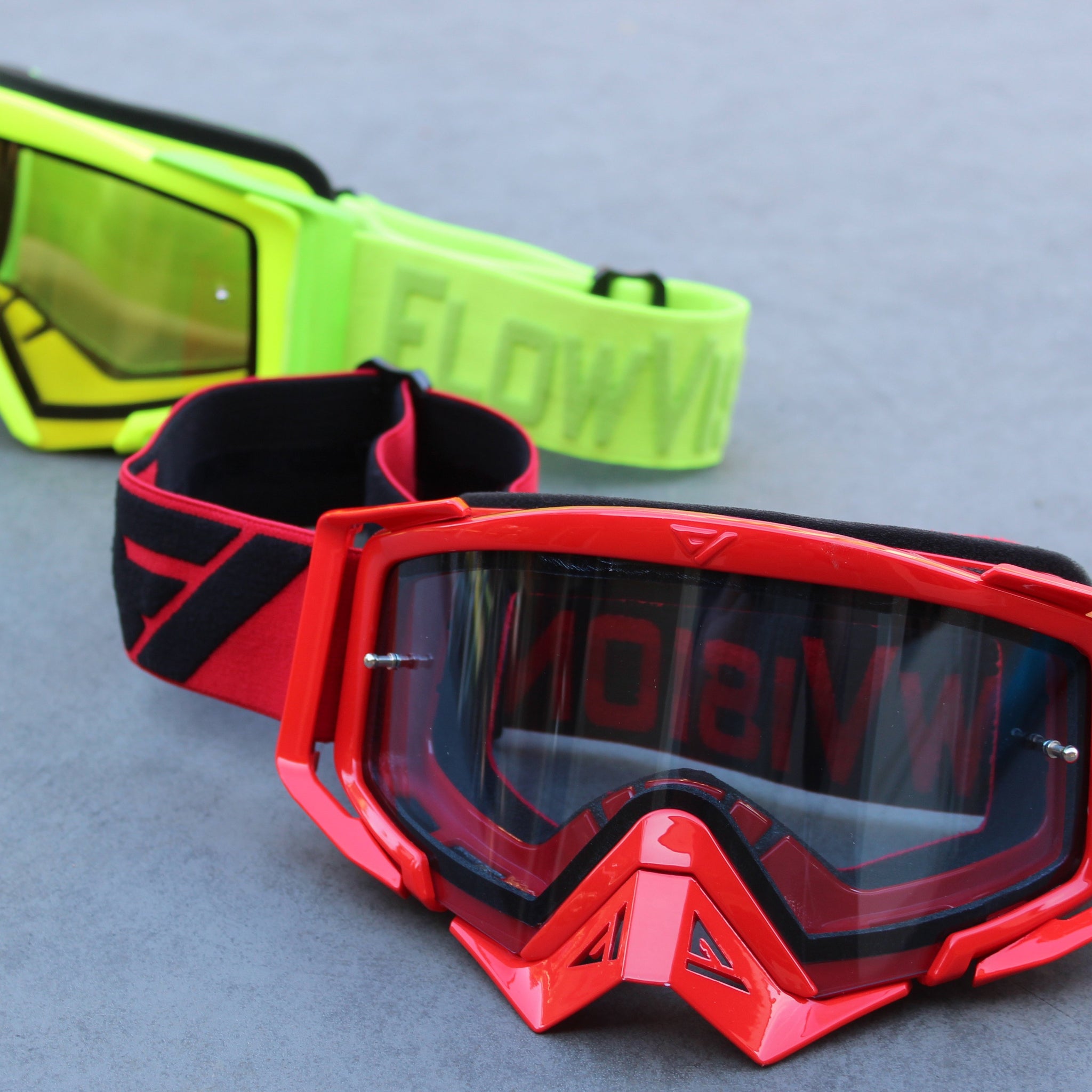 FlowVision® Rythem/Section™ Motocross Lens: Dual-Pane, Anti Fog Pro-Clear Blue