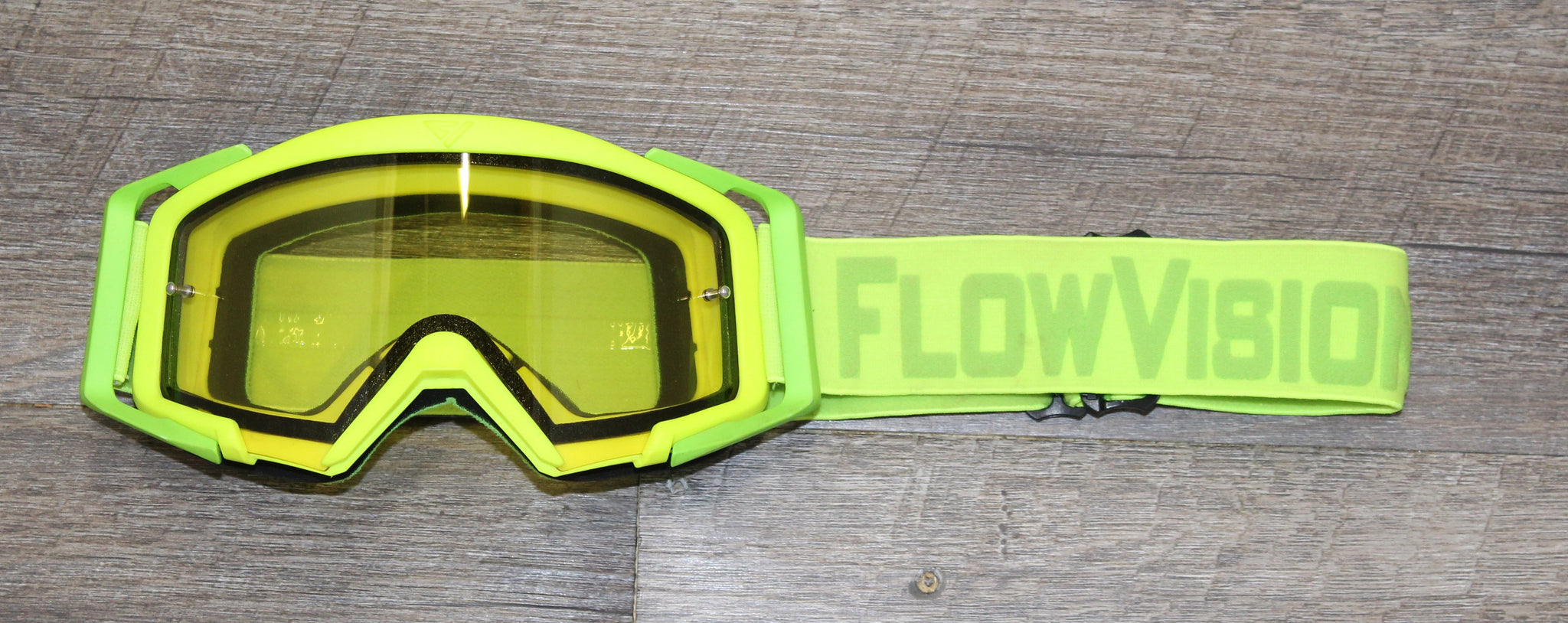 FlowVision® Rythem/Section™ Motocross Lens: Dual-Pane, Anti Fog Pro-Clear Yellow