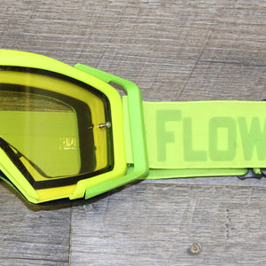 FlowVision® Rythem/Section™ Motocross Lens: Dual-Pane, Anti Fog Pro-Clear Yellow