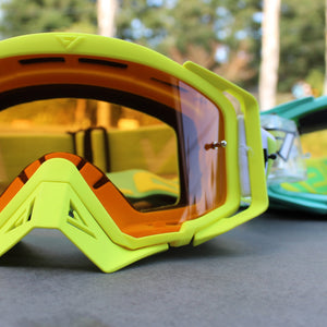 FlowVision® Rythem/Section™ Motocross Lens: Orange Clear