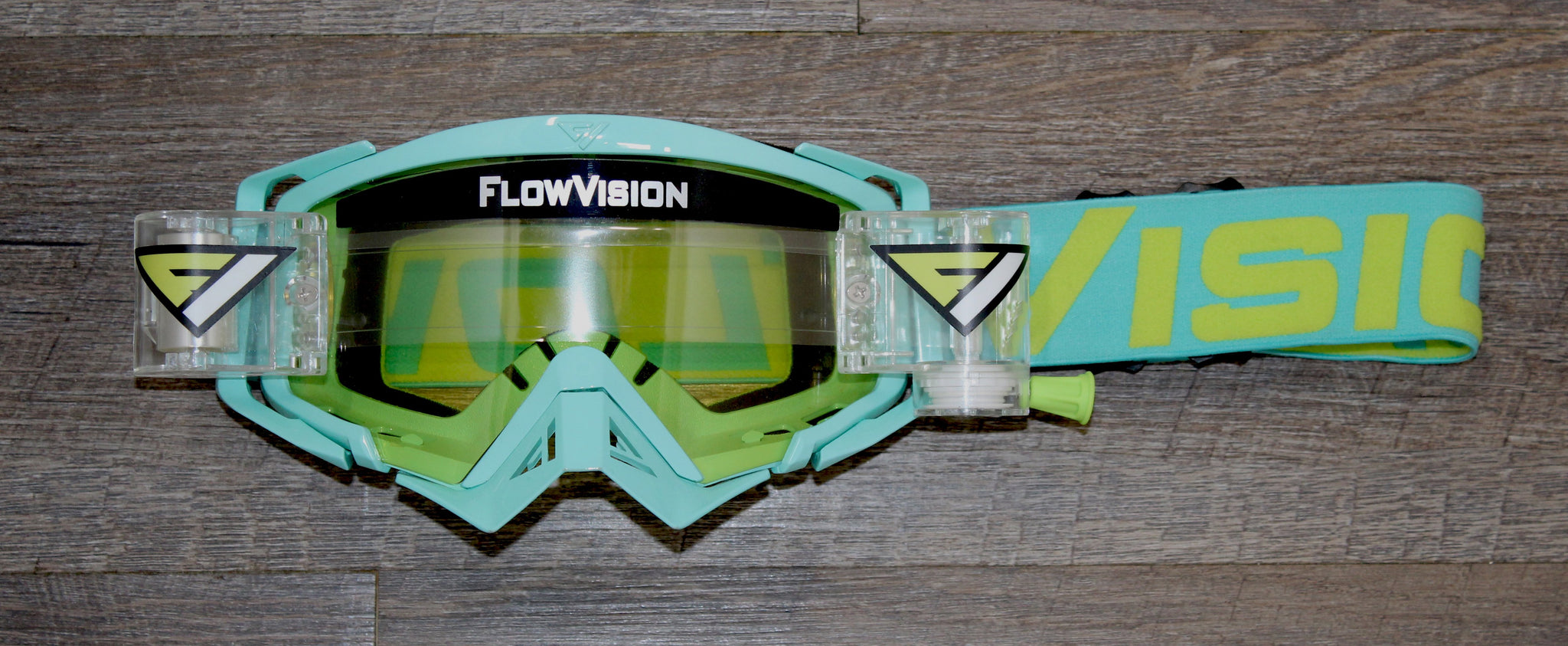 FlowVision® Rythem/Section™ Film-Motocross System: Clear Yellow