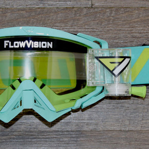 FlowVision® Rythem/Section™ Film-Motocross System: Clear Yellow