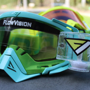 FlowVision® Rythem/Section™ Film-Motocross System: Clear Yellow