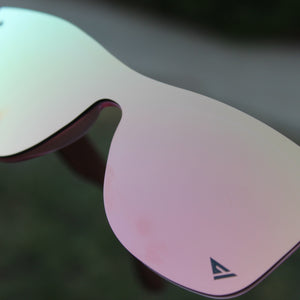 Flow Vision Rythem™ Sunglasses: Pink RoseGold