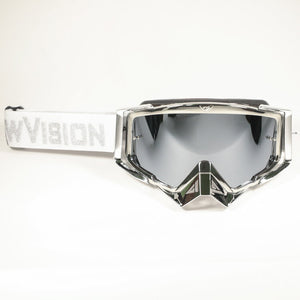 Flow Vision Rythem™ Motocross Goggle: Platinum